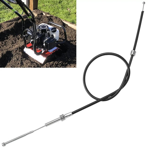 Front Tine Tiller Cable For 20908 And 20970 Models Replacement 3108A 20827 M5 End M8 Mount Kit shown with tiller setup