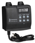 Black Outdoor Timer With 7 Day Programming And Astronomic Self Adjust With No Fuss For Sunrise Sunset Plug In To Control Lights
