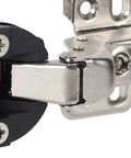 Close-up of Stainless Steel 201 Glass Cabinet Door Hinges 2 Pack With 35 Cup Damping Buffer Silent Close Soft Close Hinge