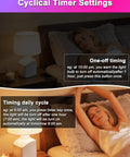 Woman sleeping with lit bedside lamp using Lit Color Changing LED Light Bulbs 70W Equivalent A19 Base, RGBW Dimmable settings