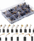 105 Piece Pro Grade Carbon Brush Replacement Set With 15 Assorted Sizes For Electric Motors Graphite And Copper Brushes By Size Replacement Parts For Power Tools
