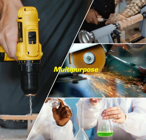 Anti Fog Safety Glasses With Side Shields ANSI Z87.1 Clear Lens Eye Protection For Men And Women Lab Chemistry Industry And Shooting showcased in diverse settings.