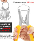 Ultimate Miter Spring Clamp Pliers Kit For Woodworking Pros Plus Crown Molding Tools With 16 Clamps And Storage Ring To Make Your Carpentry Game Stronger Today, yellow-handled steel pliers