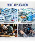 Get A Boss Level 60Pcs Push To Connect Kit With Brass Quick Couplers In 1/4 And 3/8 Inches That Slaps On Air Hoses Instantly For Compressors Without Tools. Wide application in automation, workshop, woodworking, and auto repair