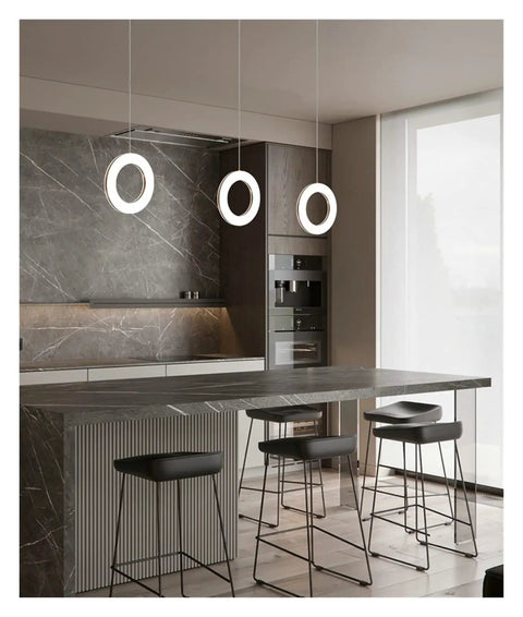 Modern s for Dining Room Decoration Interior for Home Lights for Kitchen Table Light Nordic Style LED Pendant Lights, Gold color.