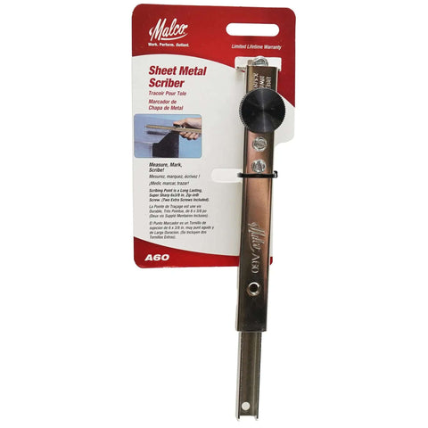 Pro-Grade Adjustable Sheet Metal Scribe With 1/4 To 12-1/2 In Range, 1/8 In Graduations in packaging