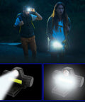Rechargeable Welding Helmet Light Attachment With Mount For Hard Hats Dual Beam Headlamp With Automatic Dimming Waterproof