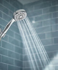 Ignite Chrome Handheld Shower System With Modern Sleek Design And Mirror Like Finish Boss Level Spa Vibe for contemporary bathrooms