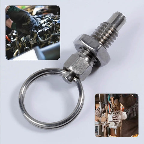 4 Piece Stainless Steel Indexing Plunger Set With Spring Loaded Pins For Quick Release And Locking next to machinery use