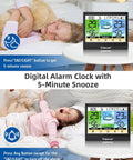 Wireless Indoor Outdoor Weather Station With Thermometer Hygrometer Dew Point And Heat Index Touchscreen LCD Display