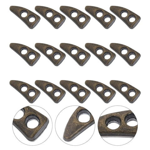 100Pc Mini Buttons For Doll Clothes DIY Fasteners Kit, golden metal buttons for doll shirts, coats, and handmade garments close-up view