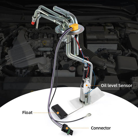 Chevrolet And GMC Electric Fuel Pump Assembly For C1500 C2500 C3500 K1500 K2500 K3500 1988 To 1995 Replace E3621S P8000S 25028611 OE Part