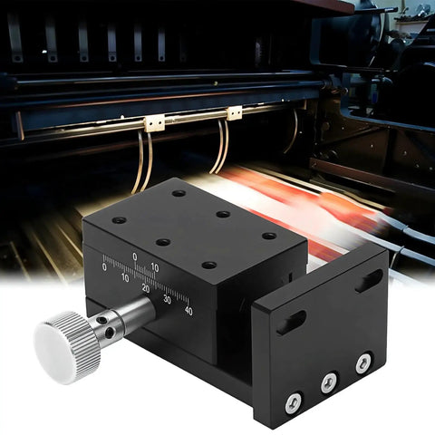 Z Axis Linear Stage With Manual Twist Fine Tune Adjustment, Aluminum Alloy Sliding Table For Precise Machine Positioning SPZ40-60
