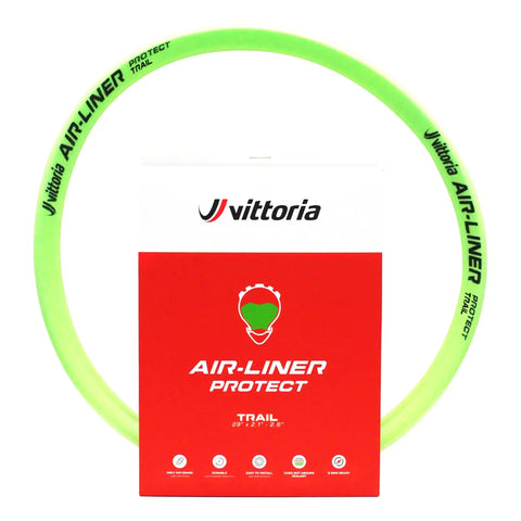 Air-Liner Protect Trail MTB Tire Insert 29x2.1-2.6 displayed with packaging, tubeless rim protection.