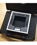 Premium Square Spirit Level With Nailed Dead Center Accuracy And Quick Read Vials For Rock Solid Alignment in protective case.
