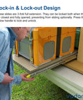 Rock Solid 60 Inch Heavy Duty Drawer Slides With Security Lock Industrial Grade Full Extension Tool Cabinet Slides Built Tough For High Load Pickup Trucks Runs Smooth As Silk, showing lock-in and lock-out design.