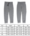 5 Levels Cut Resistant Outdoor Pants For Men Anti Cut Stab Resistant Wear Resistant Trousers displayed with size chart