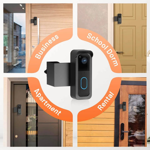 Anti Theft Doorbell Mount For Video Doorbell Gen 1 And Gen 2 No Drill With Rain Cover Keeps Camera Safe Installed Outdoor