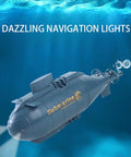Mini Remote Control Nuclear Submarine RC Boat High Speed Waterproof Submersible For Pools Lakes Ponds Dive Surf Six Channel