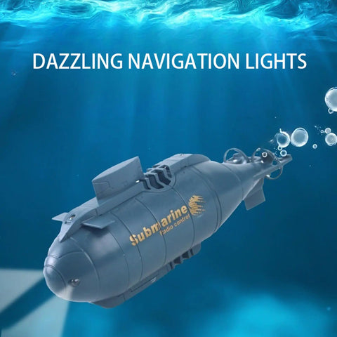 Mini Remote Control Nuclear Submarine RC Boat High Speed Waterproof Submersible For Pools Lakes Ponds Dive Surf Six Channel