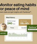 Eating habits graph for RFID Cat Feeder With Collar Tag Sensor For Personalized Meals, Cat Recognition, Diet Tracking.