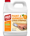 Citrus Paint Stripper Gel For Wood And Metal Surfaces in 1 QT container with red cap, ideal for removing old finishes effortlessly.