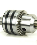 Heavy Duty 5/8 Inch Magnetic Drill Chuck With 3/4 Inch Weldon Shank Adapter For Drill Presses, Includes Chuck Key, Jacobs Taper Fit