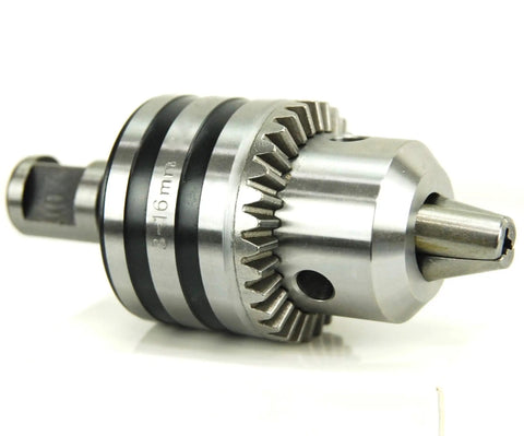 Heavy Duty 5/8 Inch Magnetic Drill Chuck With 3/4 Inch Weldon Shank Adapter For Drill Presses, Includes Chuck Key, Jacobs Taper Fit