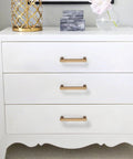 6 Pack White Oak Wood Drawer Pulls Rustic Cabinet Handles For Dresser And Kitchen Furniture Hardware 3 Inch Center To Center Spacing