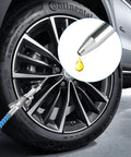 Grease Gun Needle Tip Kit With Four 18G Needle Nozzles, Two Needle Dispensers And One Rubber Joint Nozzle lubricating car wheel