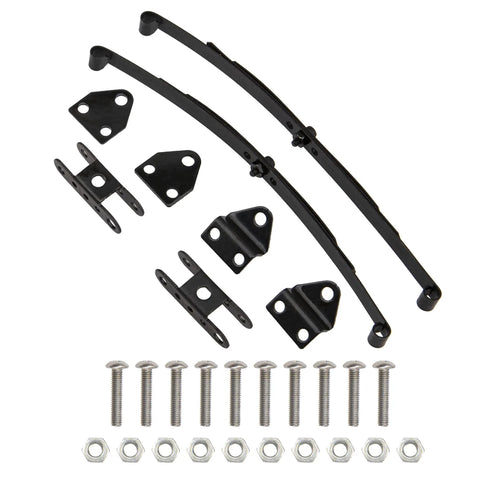 Hard Leaf Spring Suspension Steel Bar Kit For RC4WD D90 1/10 RC Rock Crawler with 128mm steel bars and mounting hardware