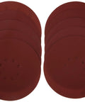 Ten 9-inch 240 Grit Hook And Loop Sandpaper Discs For 9 Inch Drywall Sander 10 Pack Easy Install And Removal Durable Backing