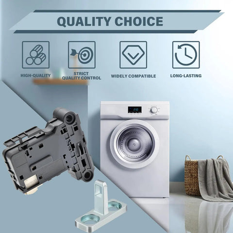 Replacement Washer Door Latch Lock Switch Assembly Fixes Stubborn Doors No Sweat Swap Runs Like A Champ Easy Install For 5304505231 Models with washer