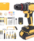 Heavy Duty Workhorse 21V Cordless Impact Driver And Power Drill With 40 Nm Torque 550W Motor 3 In 1 Versatile Set on display.