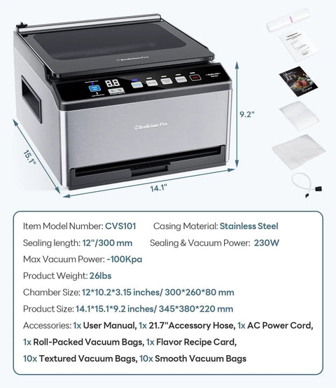 Heavy Duty Chamber Vacuum Sealer With Badass Liquid Sealing And Totally Game Changing Build For Sous Vide And Commercial Kitchen Packing Delivering Killer Storage Results Daily