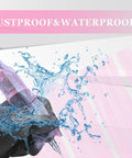 Beginner Friendly All In One Tattoo Practice Kit With Pink Fake Skin demonstrating dustproof and waterproof feature