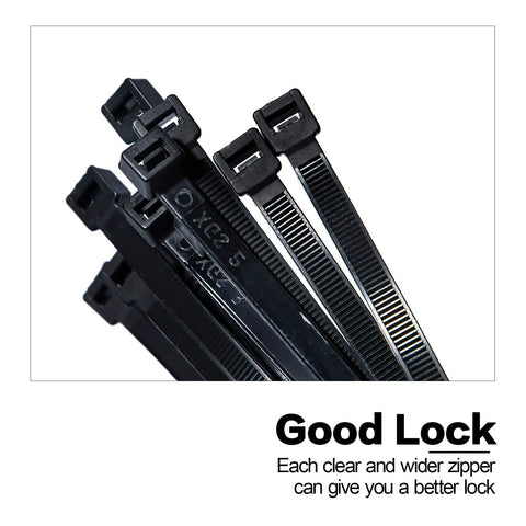 Extra Large Zip Ties Heavy Duty Outdoor Cable Ties 48 Inch Long Thick 0.08 Inch Plastic Ties 200 Lb Capacity 14 Pack