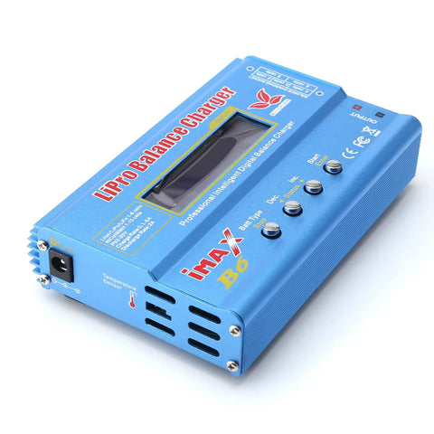 Blue B6 Mini Multi Functional Balance Charger Discharger for LiPo LiIon Life NiCd NiMH Pb RC batteries safe charging