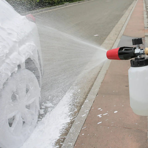 Foam Cannon Kit With Short Pressure Washer Gun For Cars 1 L Snow Foam Lance With 1 Quarter Inch Quick Connector Pro Grade Dense Foam