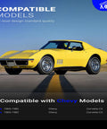 1965-1982 yellow Corvette matching "Stainless Steel Parking Brake Hardware Kit LH And RH For 1965 1982 Corvette C2 C3 Replacement Set Durable Easy Install For Daily Drivability With Solid Build And Long Lasting Performance"