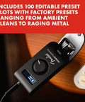 Mustang Micro Plus Headphone Amplifier With Bluetooth Streaming, 25 Amp Models And 25 Effects, compact guitar amp