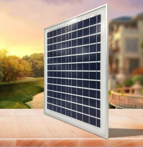 JUDYSSY Solar Flood Lights 60W Solar Outdoor Patio Lighting solar panel, efficient energy source for charging outdoor LED lights.
