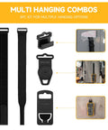 Multi hanging combo for Hard Case Bundle With Magnetic Hanging Strap For Fluke Digital Multimeters 113 114 115 116 117