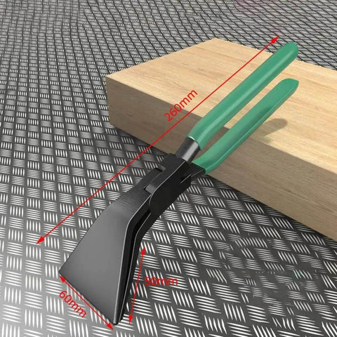 Sheet Metal Seaming Pliers With Straight, 45 Degree And 90 Degree Jaws For Precise Bends And Flattening on metal surface