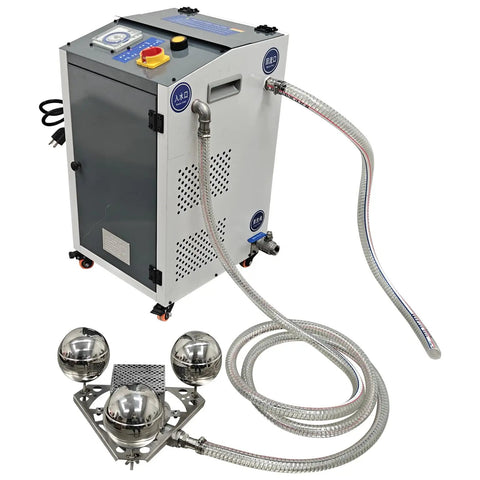 Heavy Duty Automatic Coolant Skimmer For Industrial Oil Water Separation Removes Tramp Oil And Floating Sludge To Extend Cutting Fluid Life 208-240V with connected hoses
