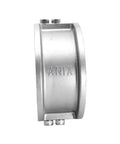 Heavy Duty Stainless Steel 316 Wafer Double Disc Spring Check Valve For Smooth Pipe Flow Ansi Class 150 Rated To Six Inch side view showing ANIX branding.