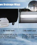 Pro Grade Heavy Duty Industrial Spot Cooler And Portable Commercial Air Conditioner Packing Badass 22500 Btu Hour Cooling drainage options with removable 13L tank.