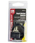 Heavy Duty SPST Push Button Switch Push On Push Off 10 Amp 125 Volt AC With 6 Inch Wire Leads Black Motor Rated For Electrical Equipment And Machinery