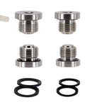 Magnetic Stainless Steel Drain Plug Kit 5 Piece For Polaris UTVs Front Differential And Rear Transmission Oil Plugs With Gaskets