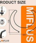 No Brainer Replacement Dishwasher Heating Element For GE, Compatible With WD05X30818 WD05X24776 WD05X21294, size diagram